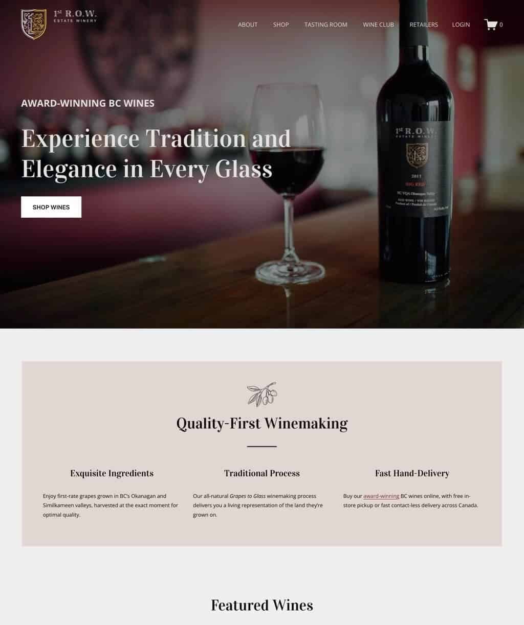 winery-website